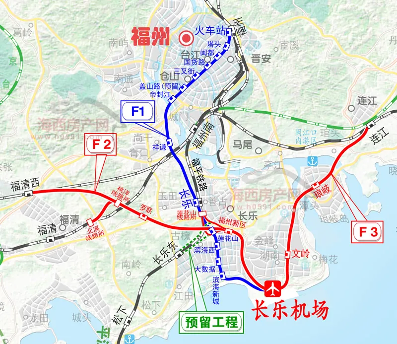 总投资457亿：莆田至长乐机场城际铁路项目设计中标结果