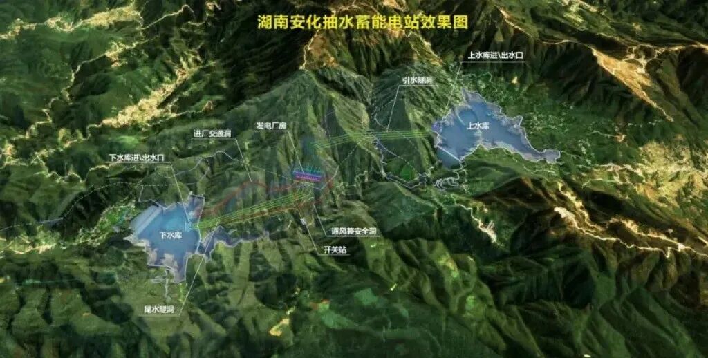 1180万千瓦！湖南在建抽水蓄能电站8座